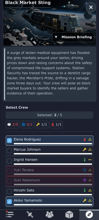 Mission Briefing